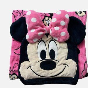 Disney Pink and Black Blanket with Magical Charm